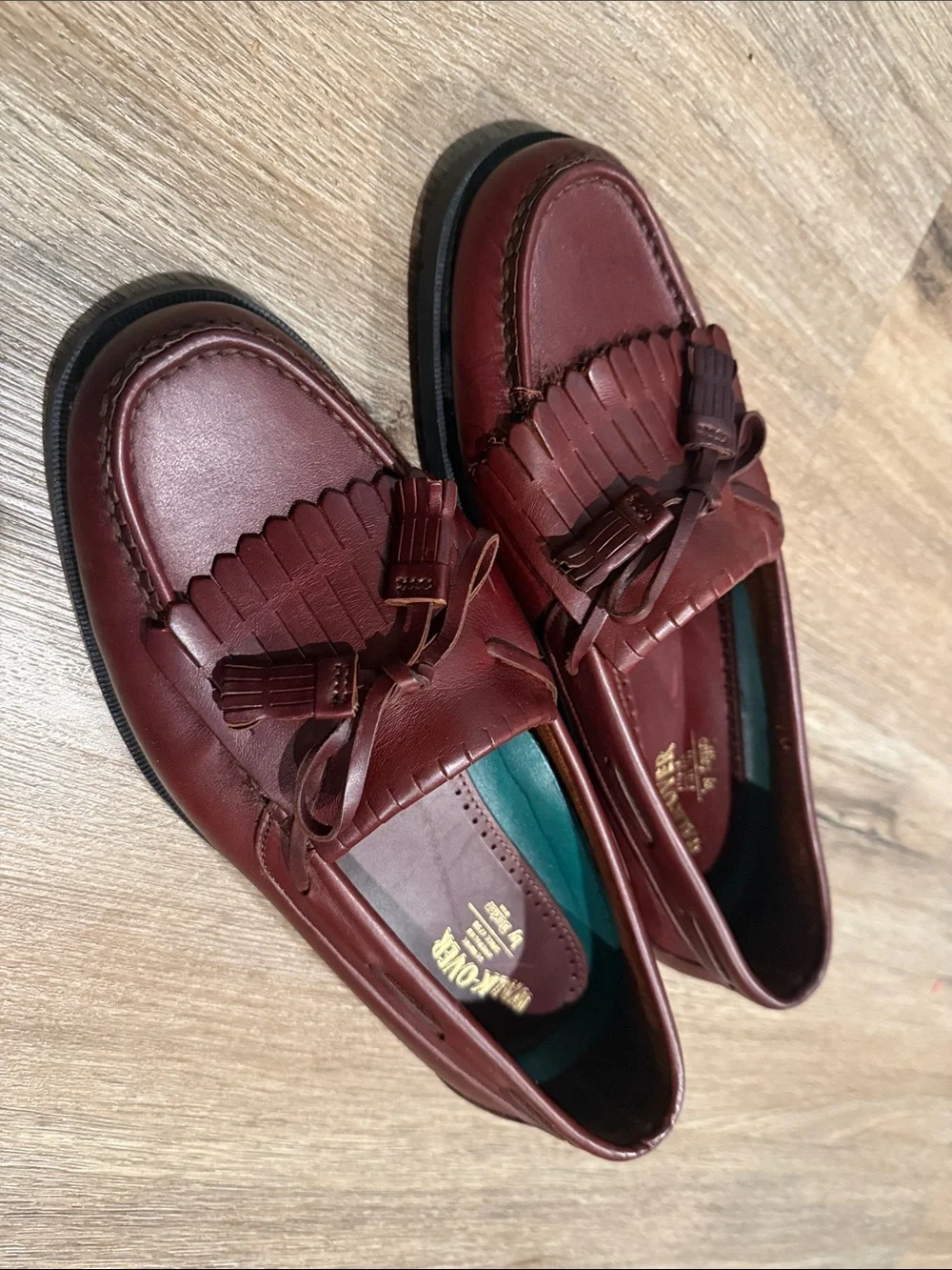 NWOT Dexter Brown Leather Kiltie Tassel Loafers - Men’s Slip-On Walk Over